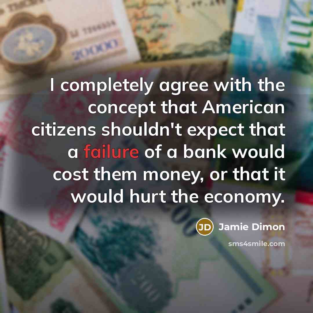 “I completely agree with the concept that American citizens shouldn't…” quote by Jamie Dimon