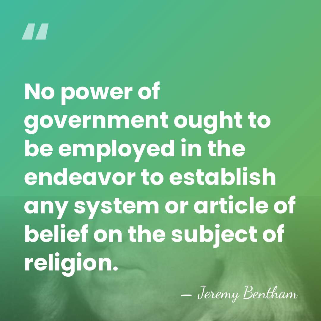 No power of government ought to be employed in the endeavor to&hellip; - Jeremy Bentham