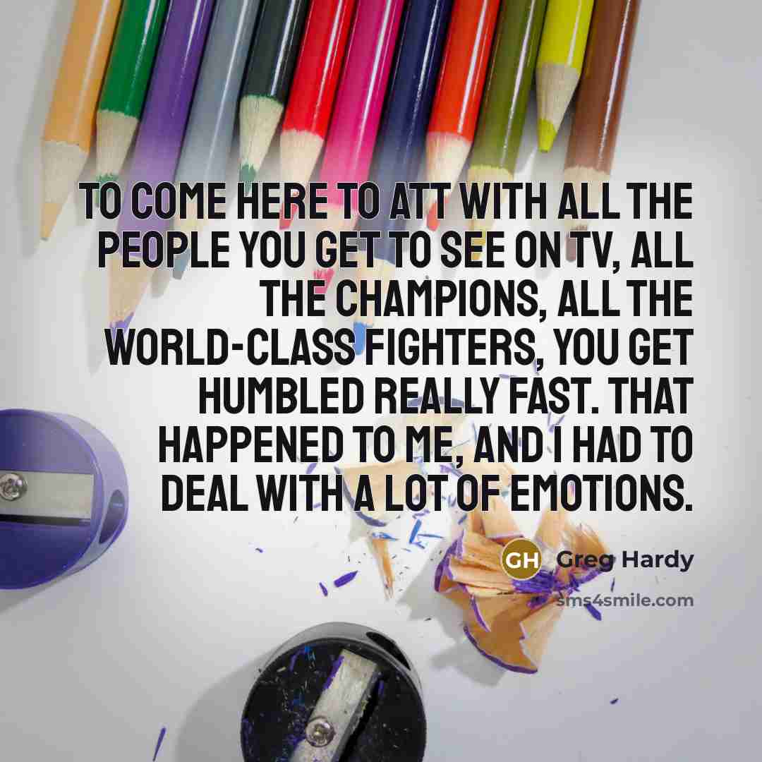 “To come here to ATT with all the people you…” quote by Greg Hardy