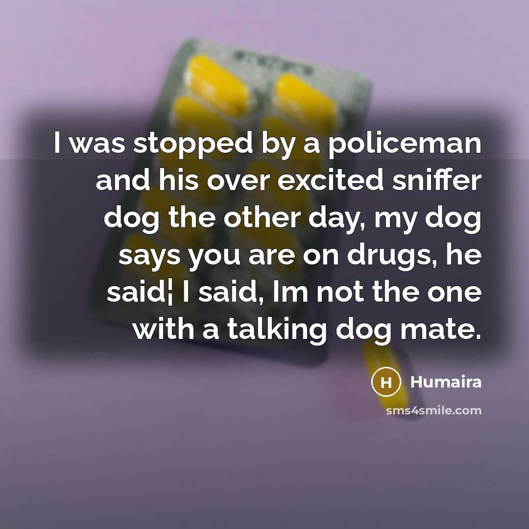 “I was stopped by a policeman and his over excited…” quote by Humaira