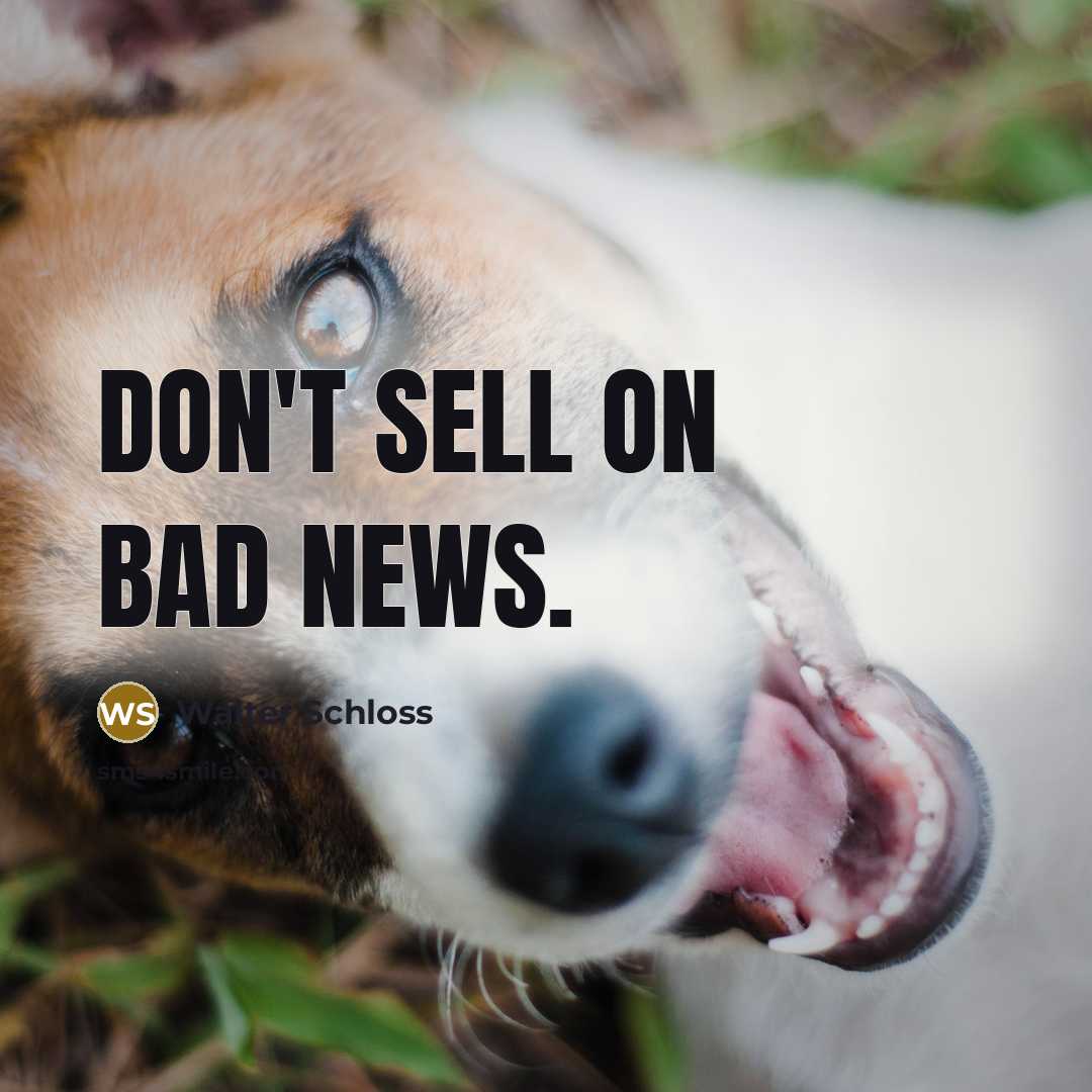“Don't sell on bad news.…” quote by Walter Schloss