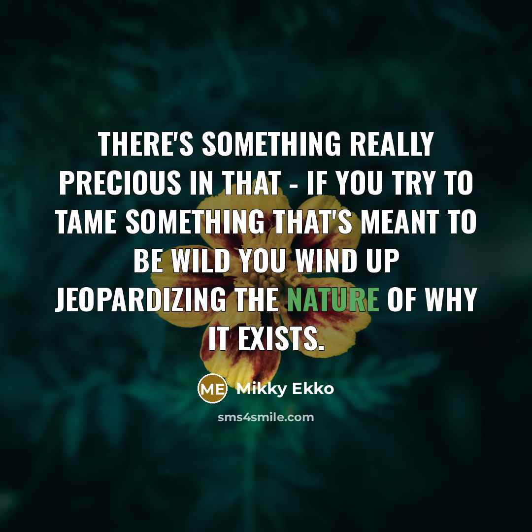 “There's something really precious in that - if you try…” quote by Mikky Ekko