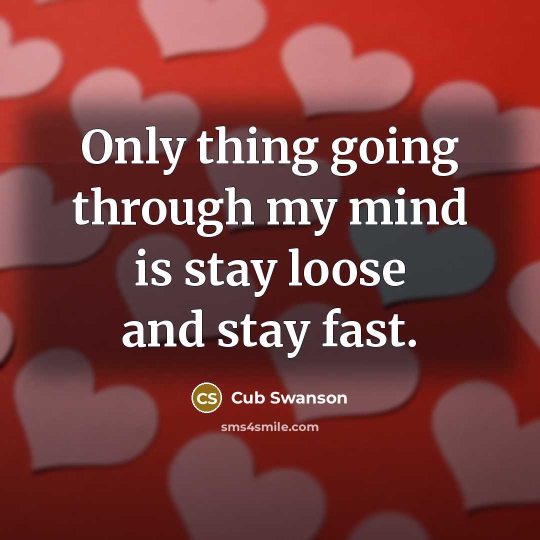 “Only thing going through my mind is stay loose and…” quote by Cub Swanson