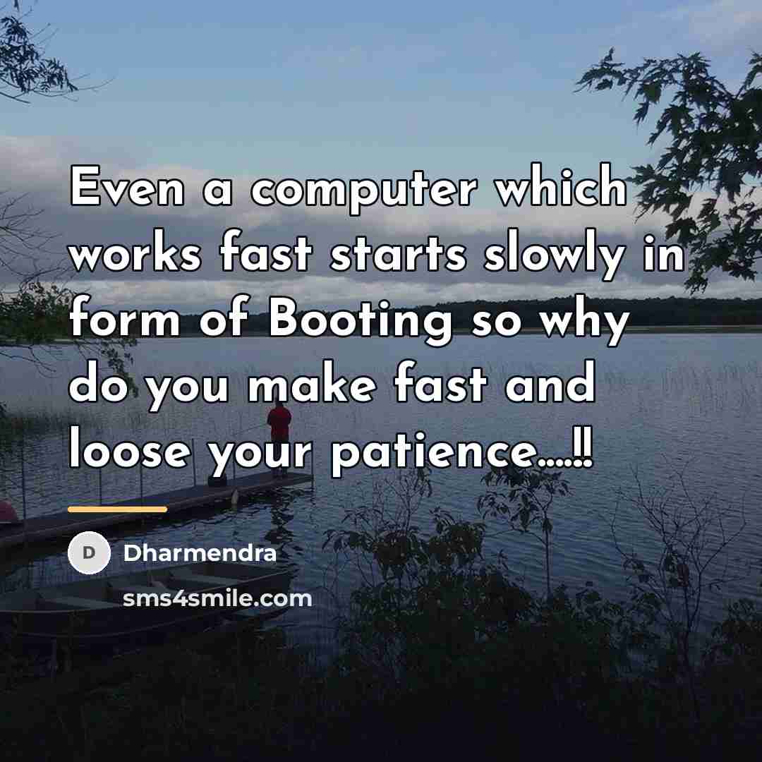 “Even a computer which works fast starts slowly in form…” quote by Dharmendra