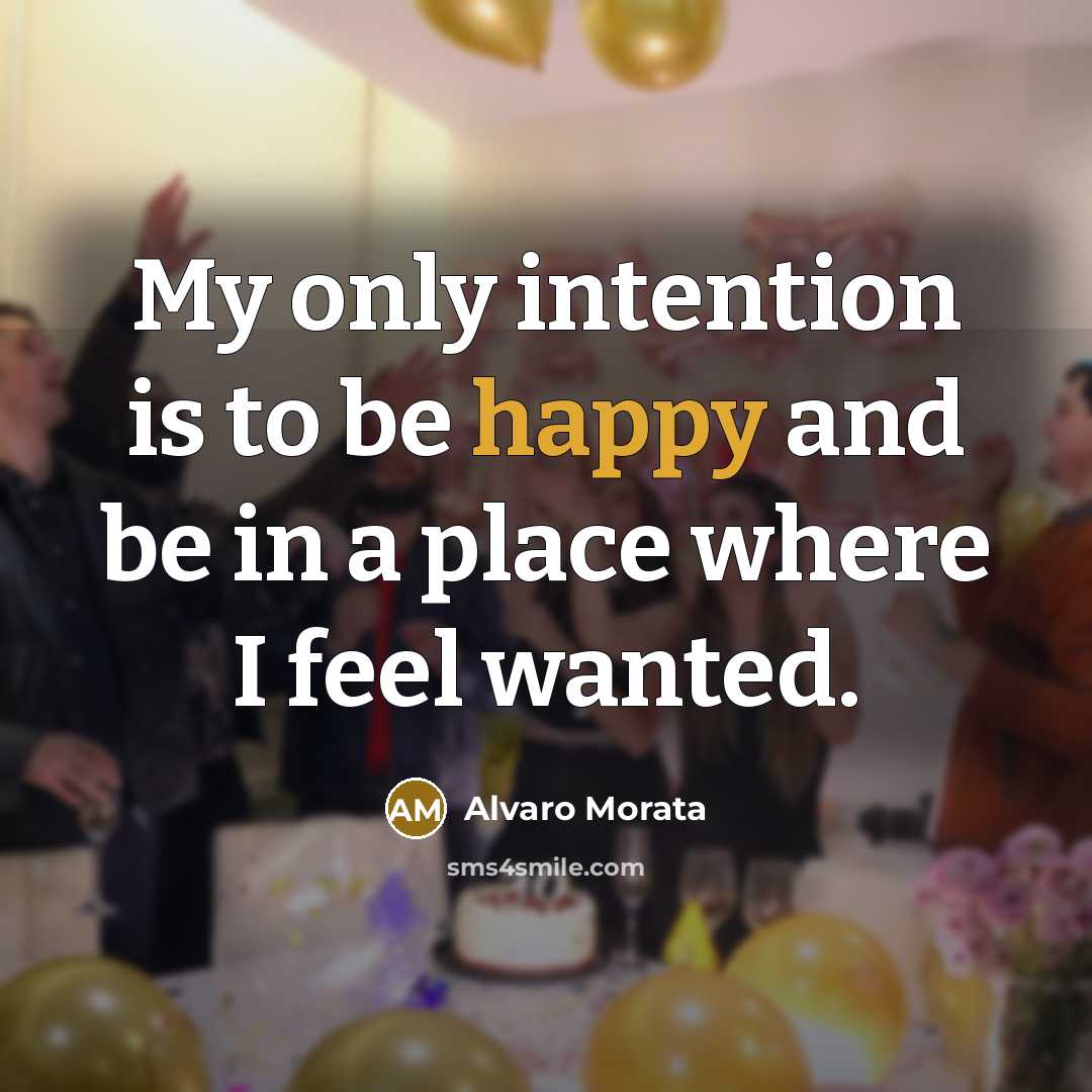 “My only intention is to be happy and be in…” quote by Alvaro Morata