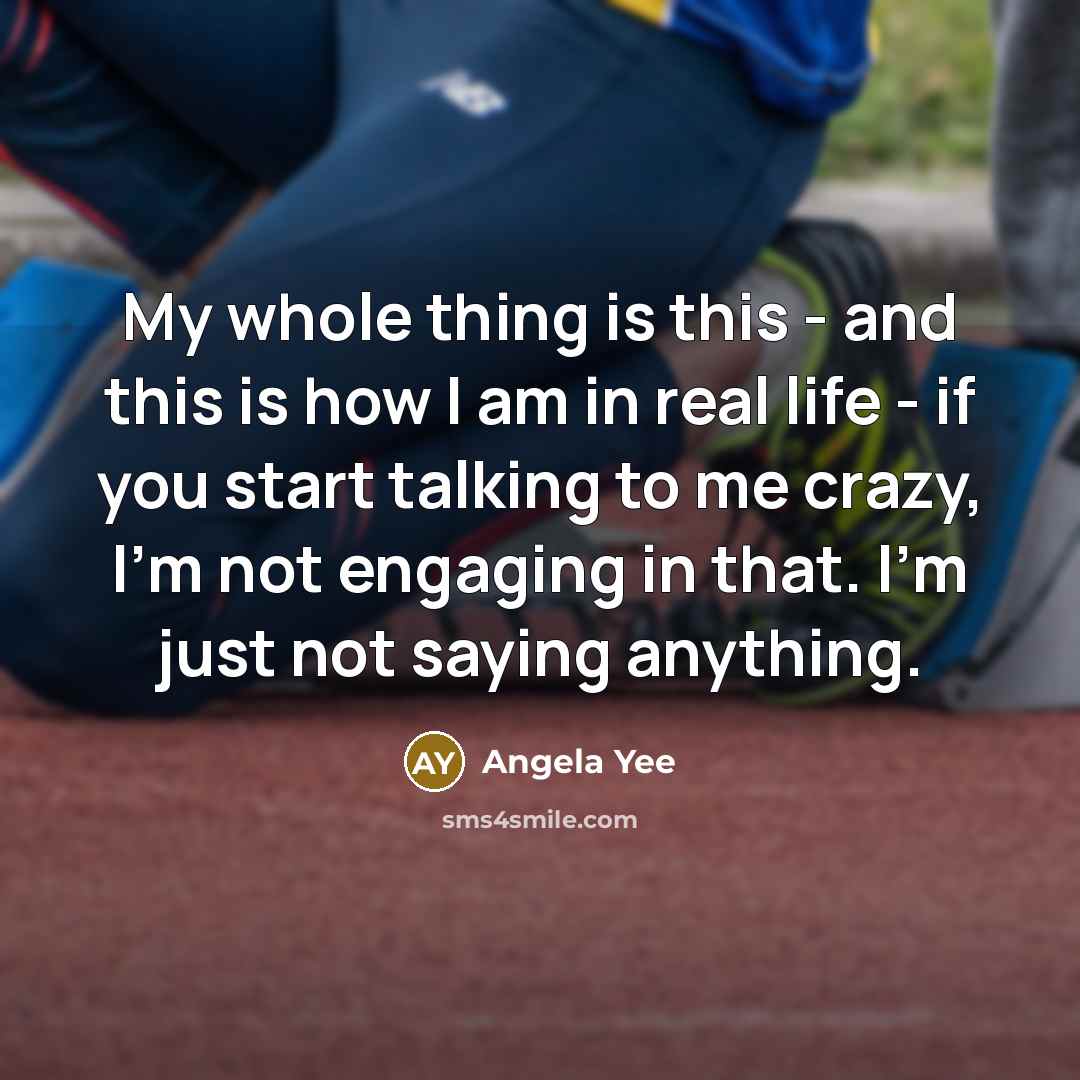 “My whole thing is this - and this is how…” quote by Angela Yee