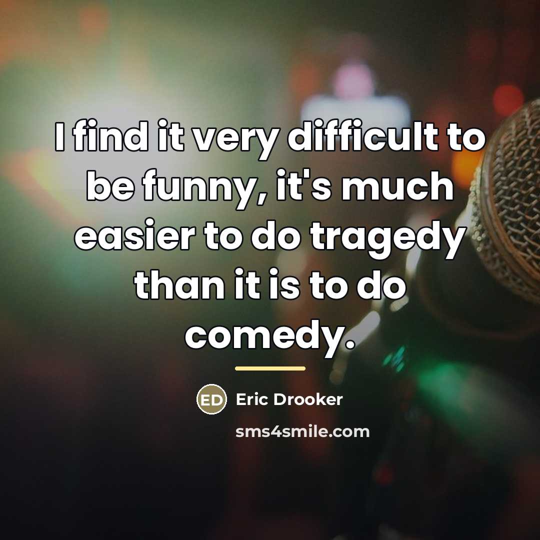 “I find it very difficult to be funny, it's much…” quote by Eric Drooker