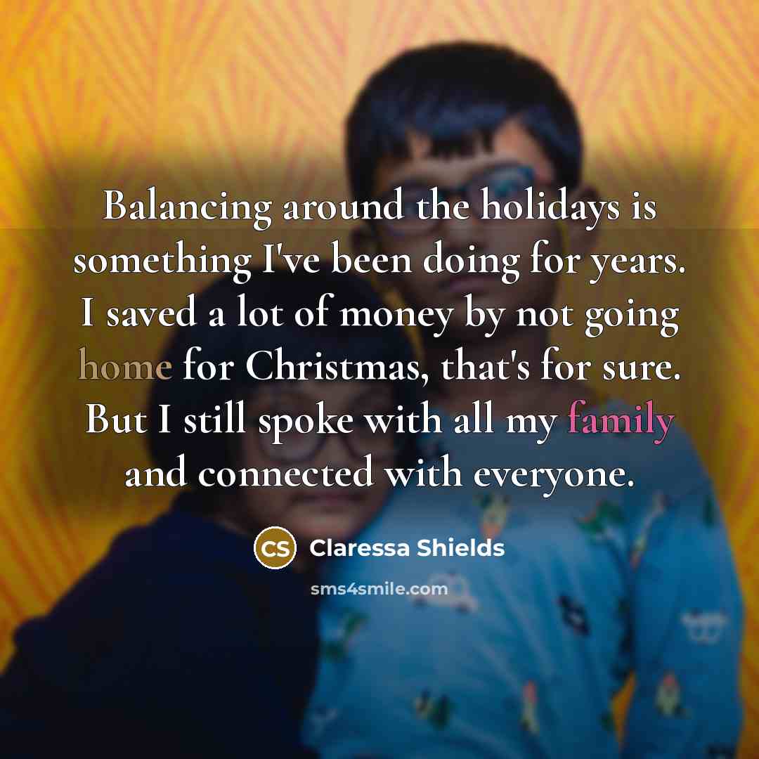 “Balancing around the holidays is something I've been doing for…” quote by Claressa Shields