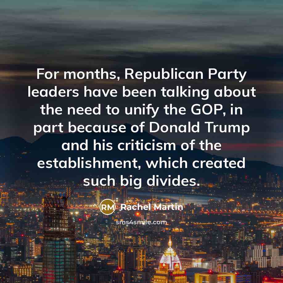“For months, Republican Party leaders have been talking about the…” quote by Rachel Martin