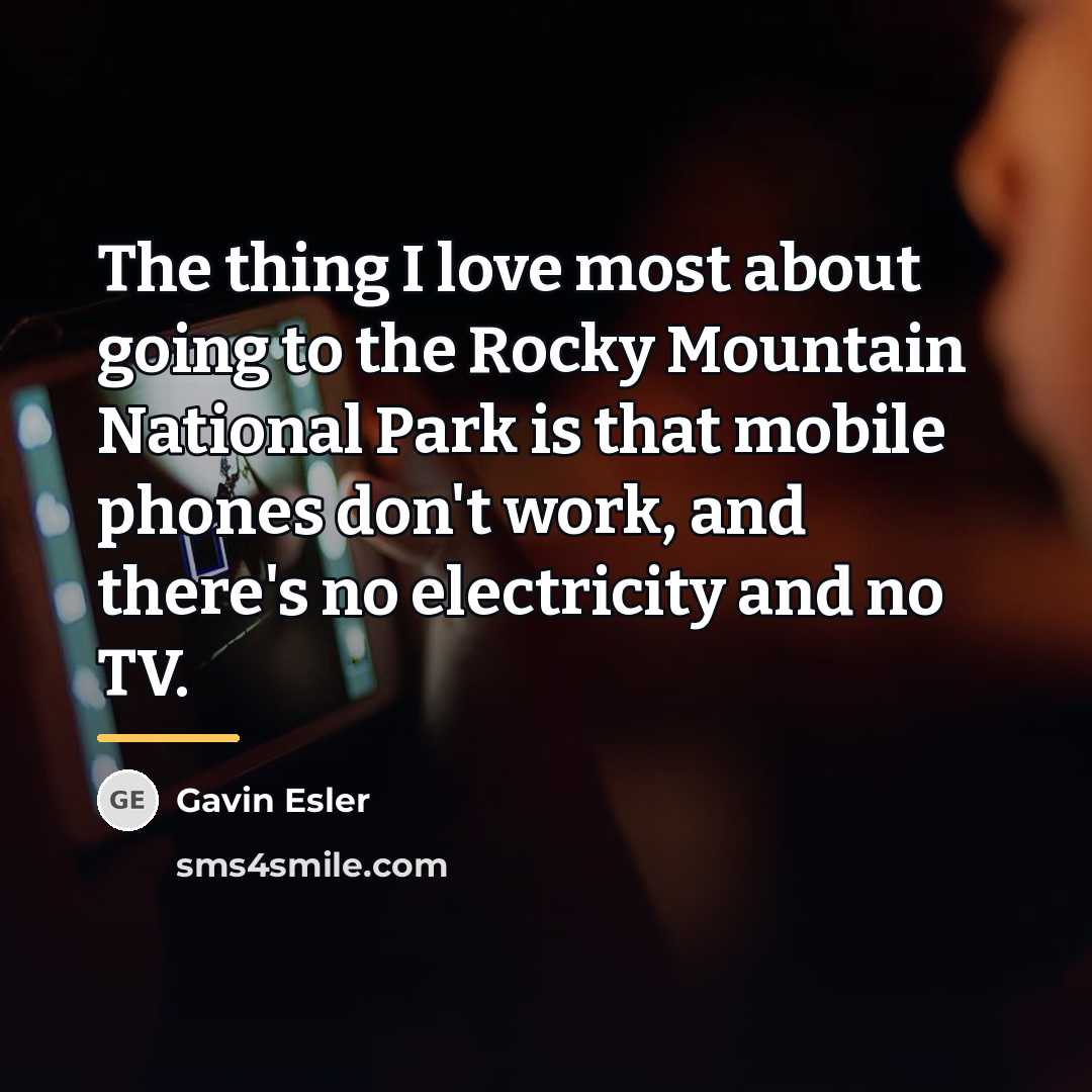 “The thing I love most about going to the Rocky…” quote by Gavin Esler