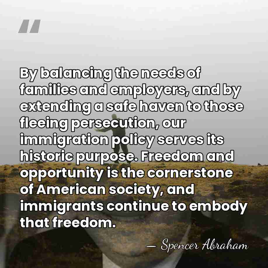 By balancing the needs of families and employers, and by extending a&hellip; - Spencer Abraham