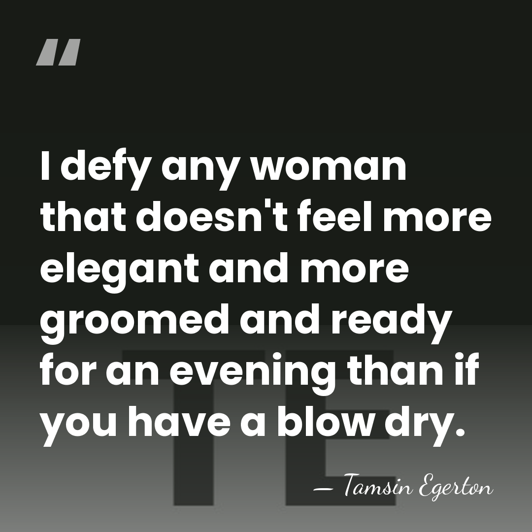 I defy any woman that doesn't feel more elegant and more groomed&hellip; - Tamsin Egerton