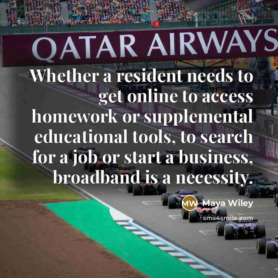 “Whether a resident needs to get online to access homework…” quote by Maya Wiley