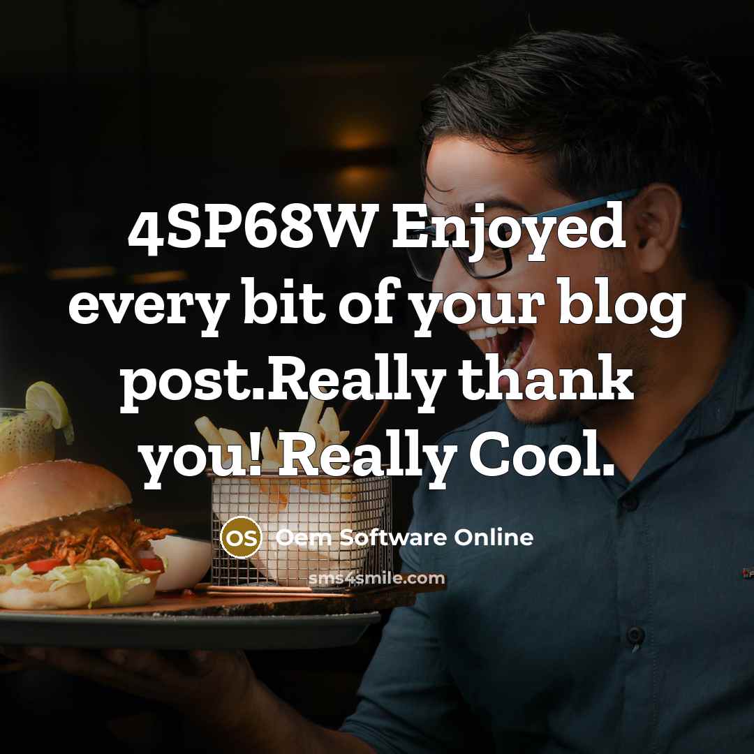 “4SP68W Enjoyed every bit of your blog post.Really thank you! Really Cool.” quote by Oem Software Online