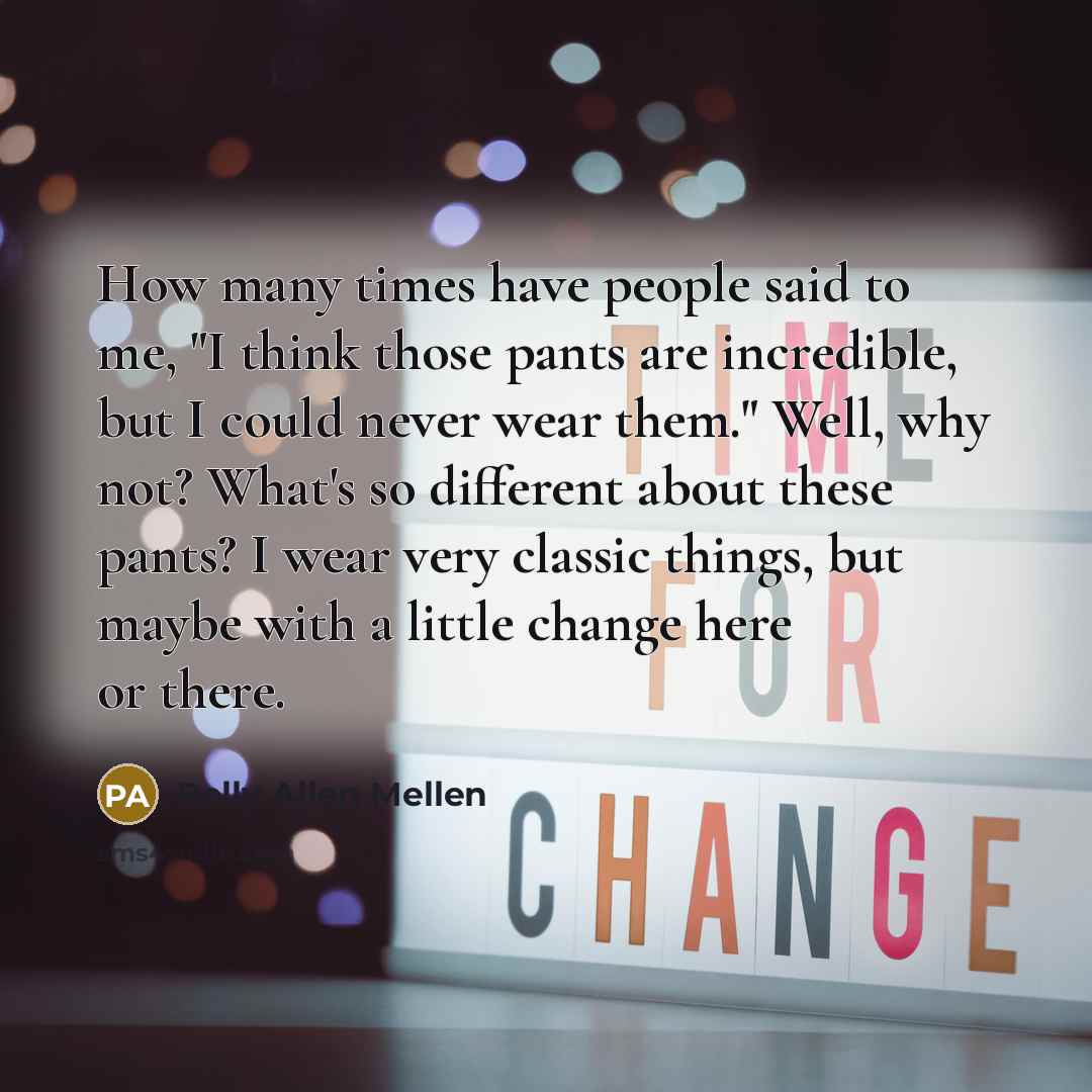 “How many times have people said to me, "I think…” quote by Polly Allen Mellen