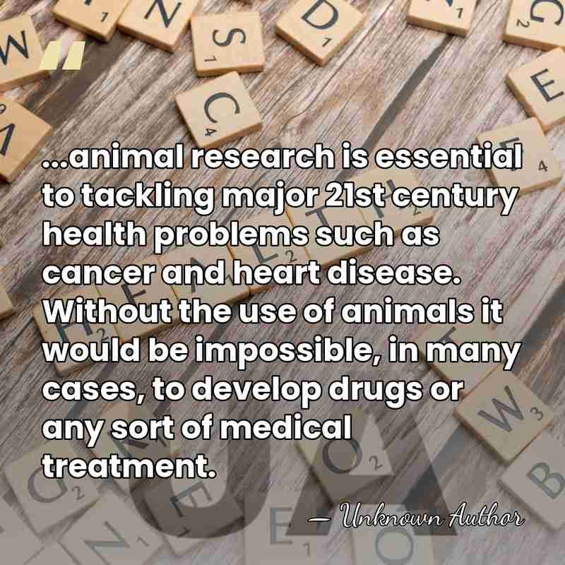 ...animal research is essential to tackling major 21st century health problems such&hellip; - George Radda