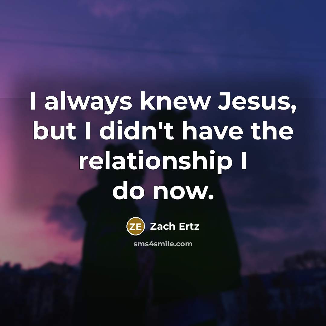“I always knew Jesus, but I didn't have the relationship…” quote by Zach Ertz