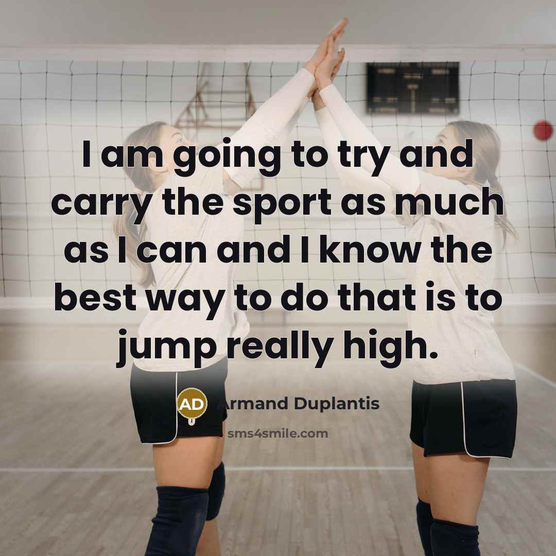 “I am going to try and carry the sport as…” quote by Armand Duplantis