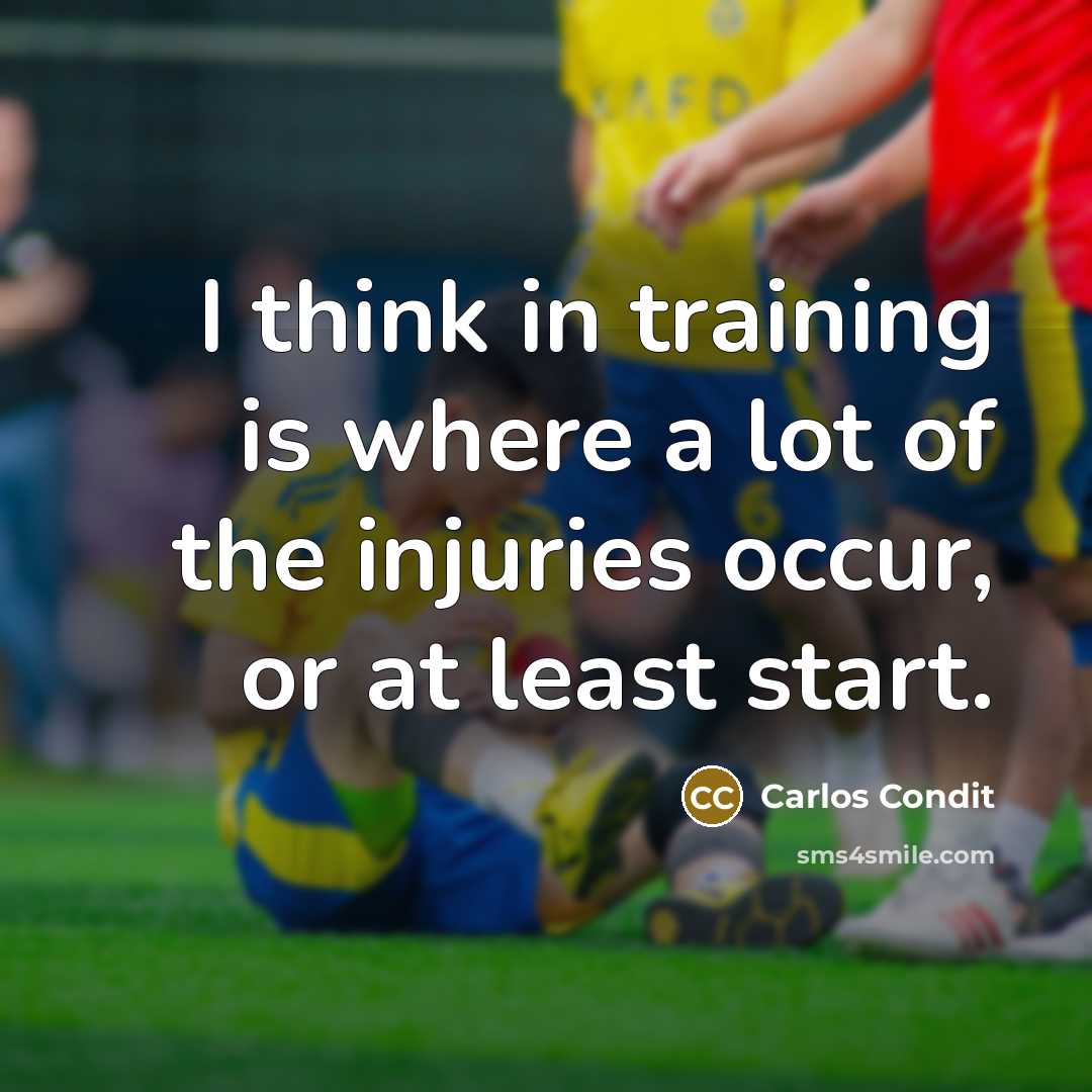 “I think in training is where a lot of the…” quote by Carlos Condit