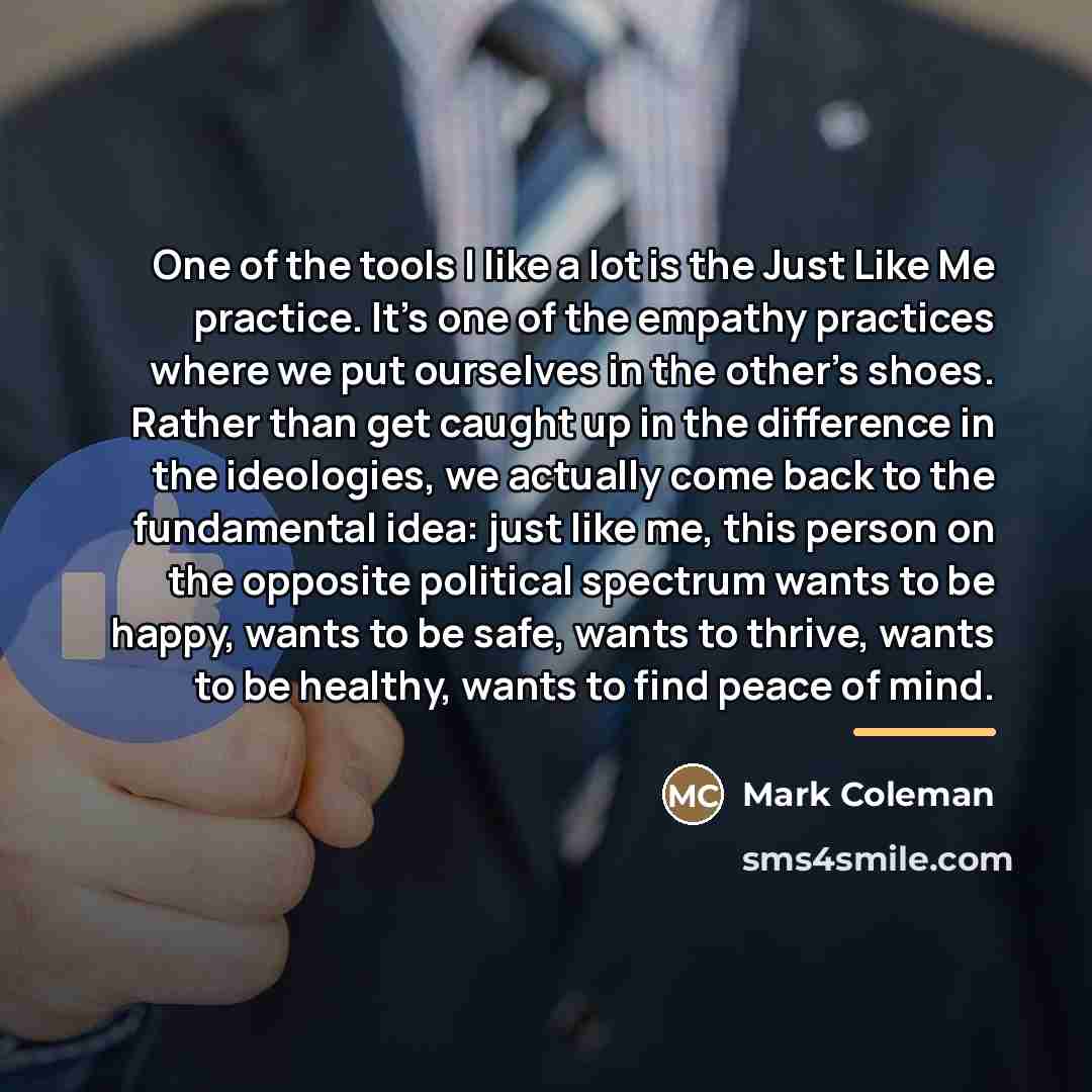 “One of the tools I like a lot is the…” quote by Mark Coleman