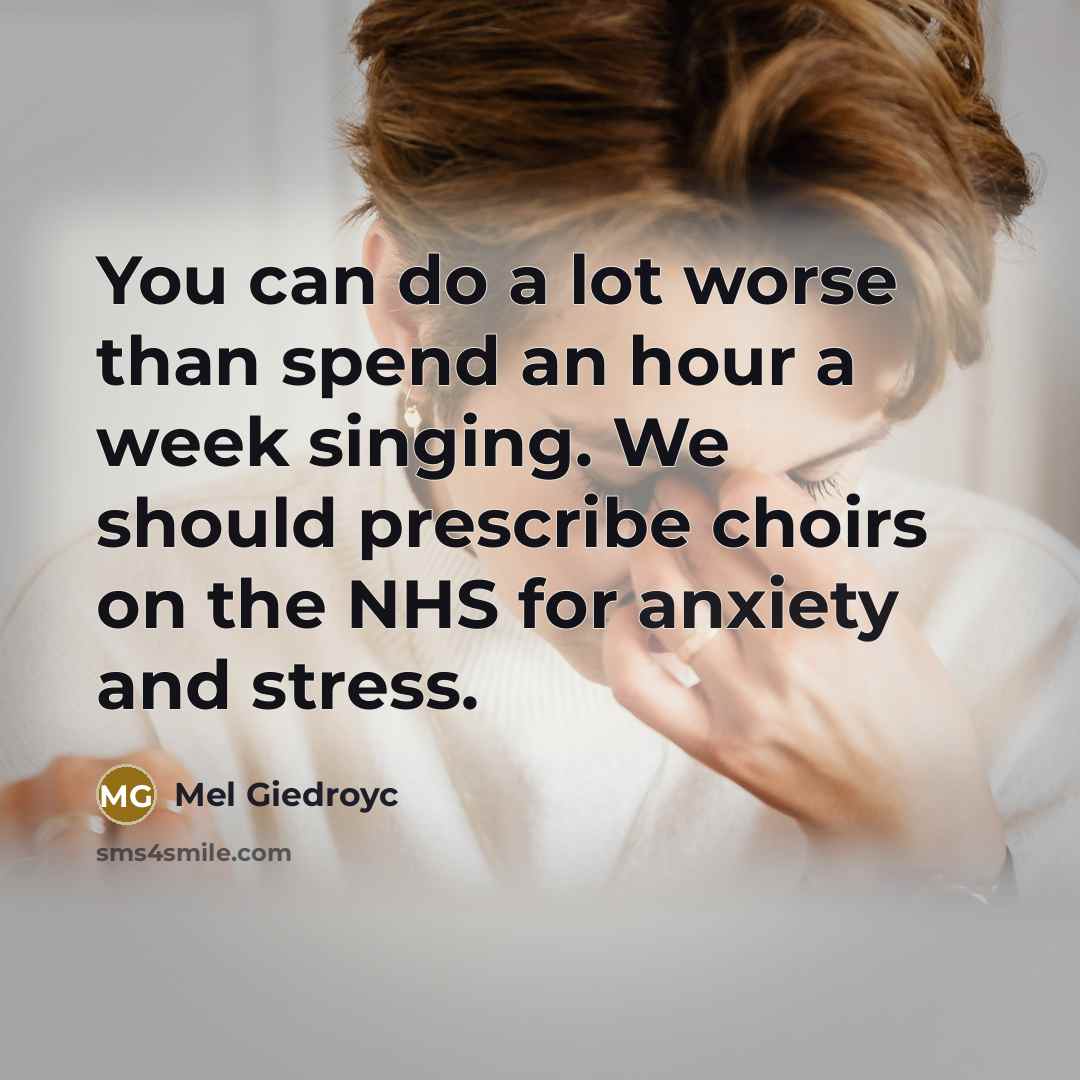 “You can do a lot worse than spend an hour…” quote by Mel Giedroyc