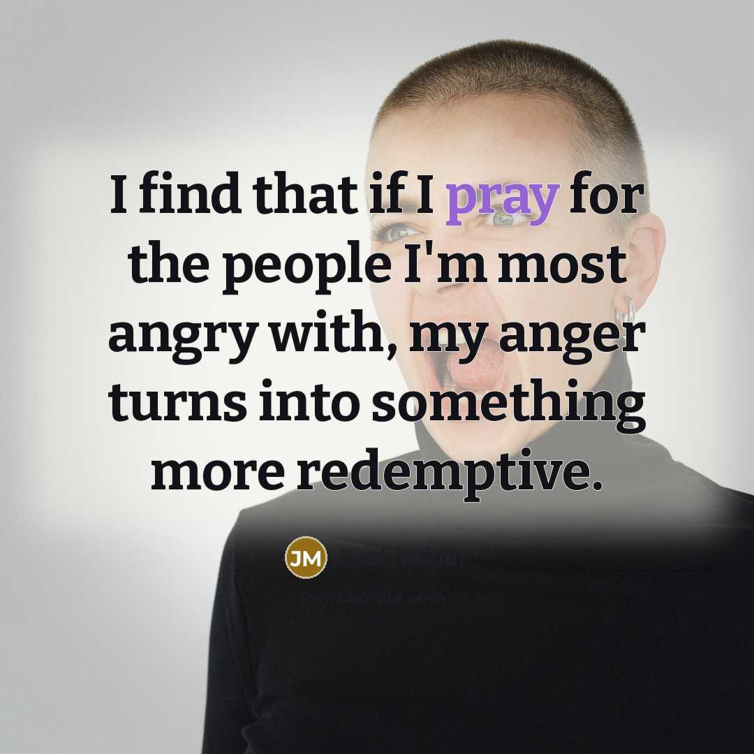 “I find that if I pray for the people I'm…” quote by Jack Miller