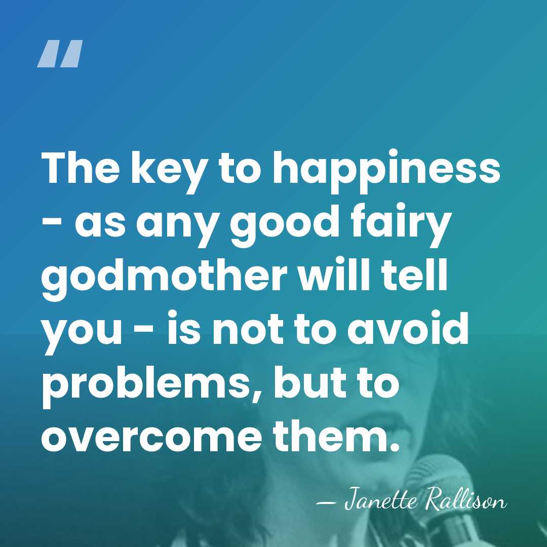 The key to happiness - as any good fairy godmother will tell&hellip; - Janette Rallison