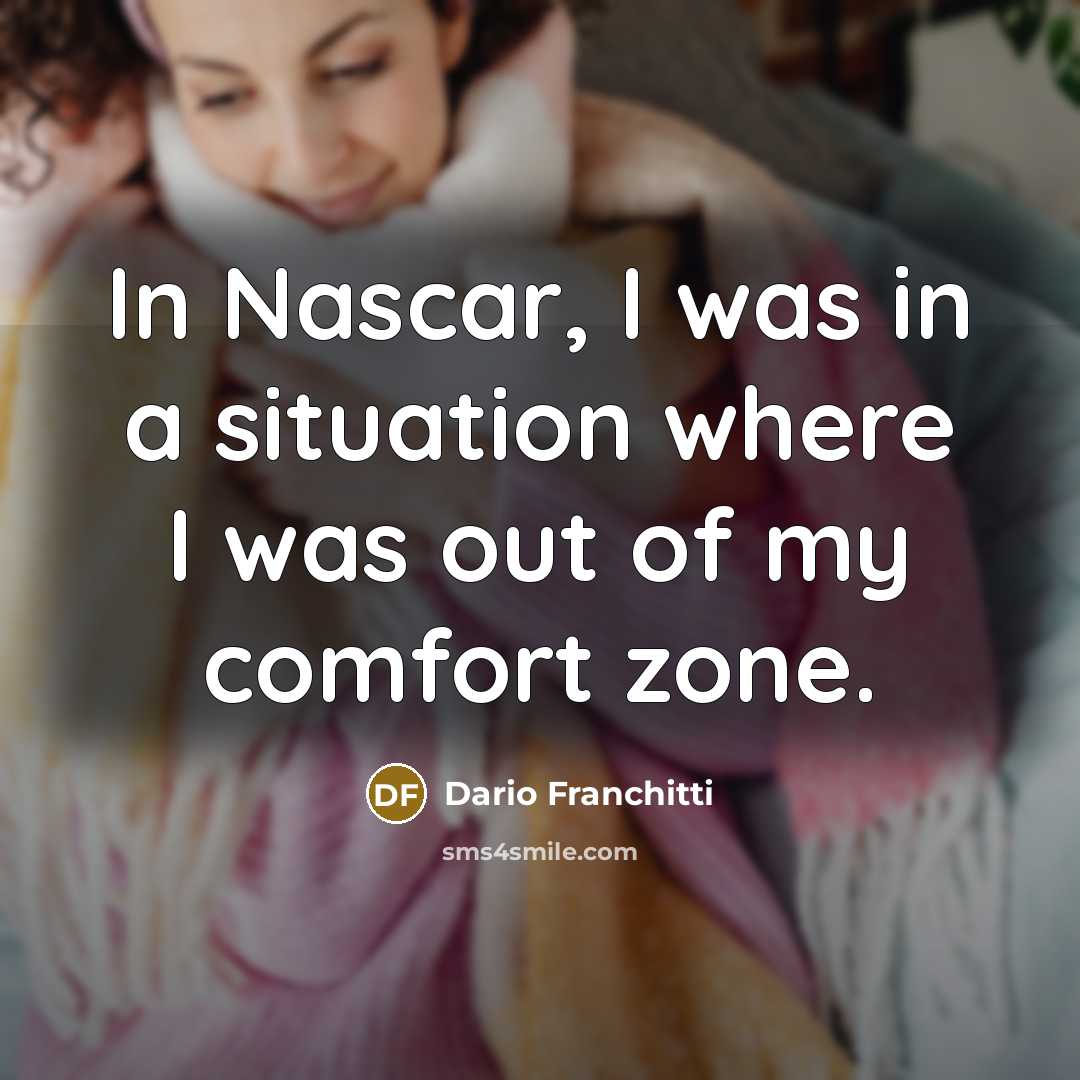 “In Nascar, I was in a situation where I was…” quote by Dario Franchitti