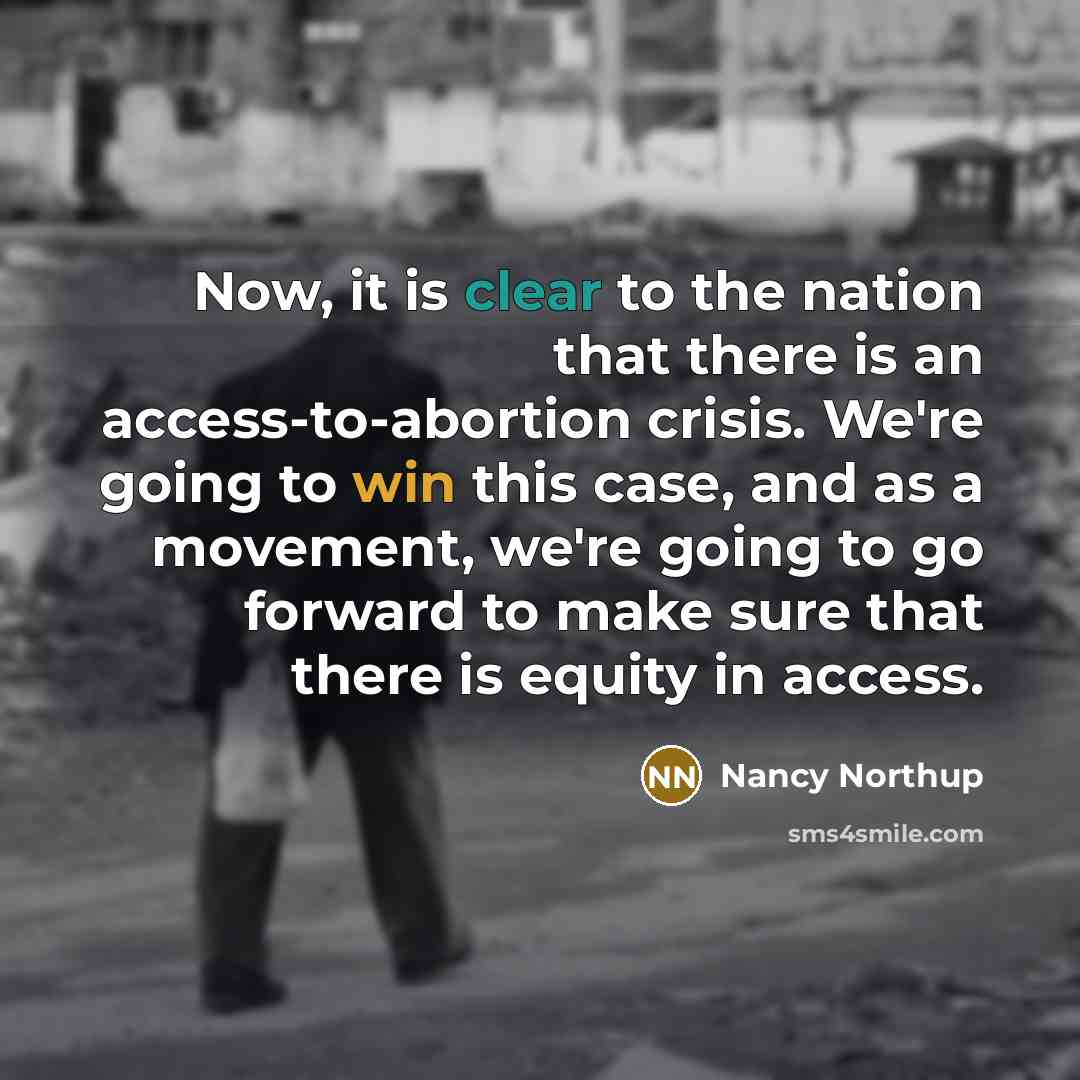 “Now, it is clear to the nation that there is…” quote by Nancy Northup