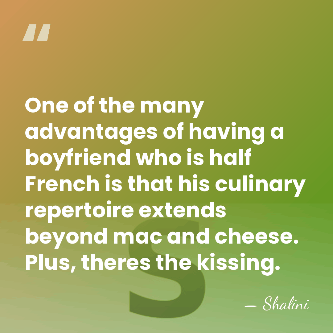 One of the many advantages of having a boyfriend who is half&hellip; - Shalini