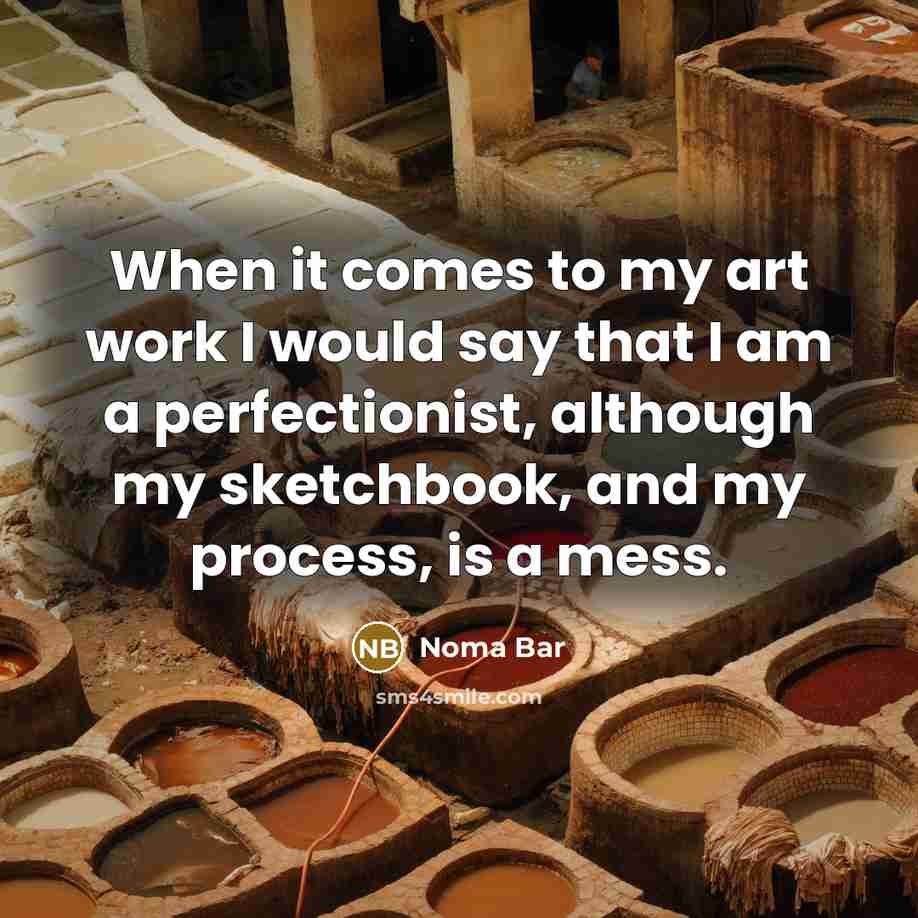 “When it comes to my art work I would say…” quote by Noma Bar