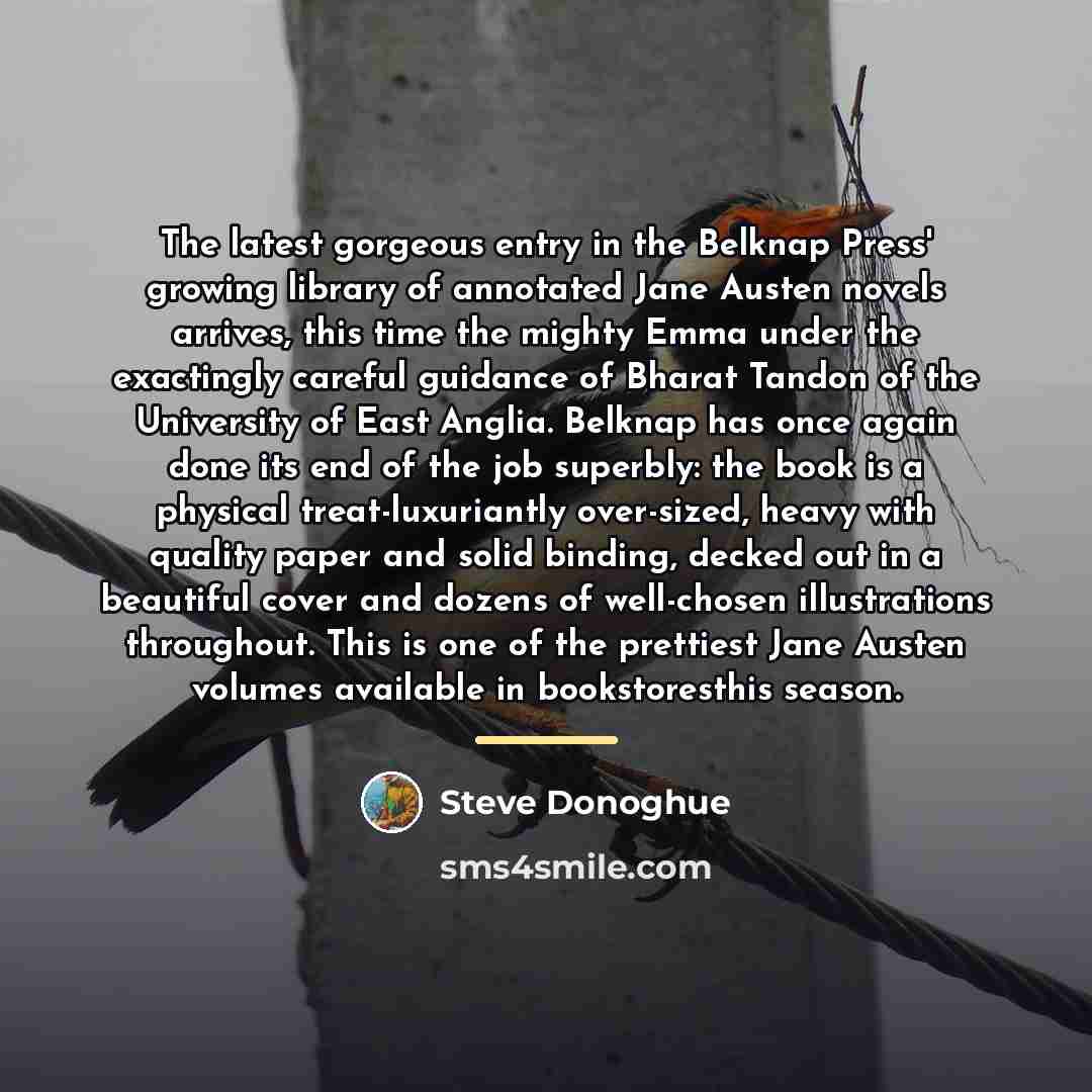 “The latest gorgeous entry in the Belknap Press' growing library…” quote by Steve Donoghue