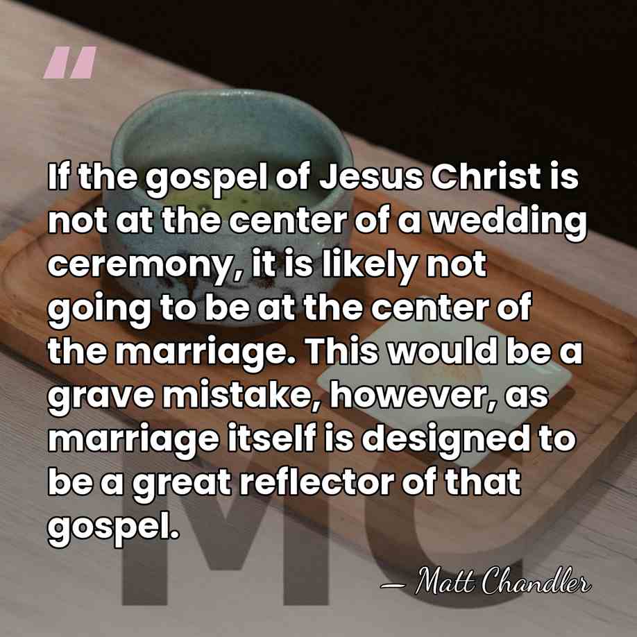 If the gospel of Jesus Christ is not at the center of&hellip; - Matt Chandler