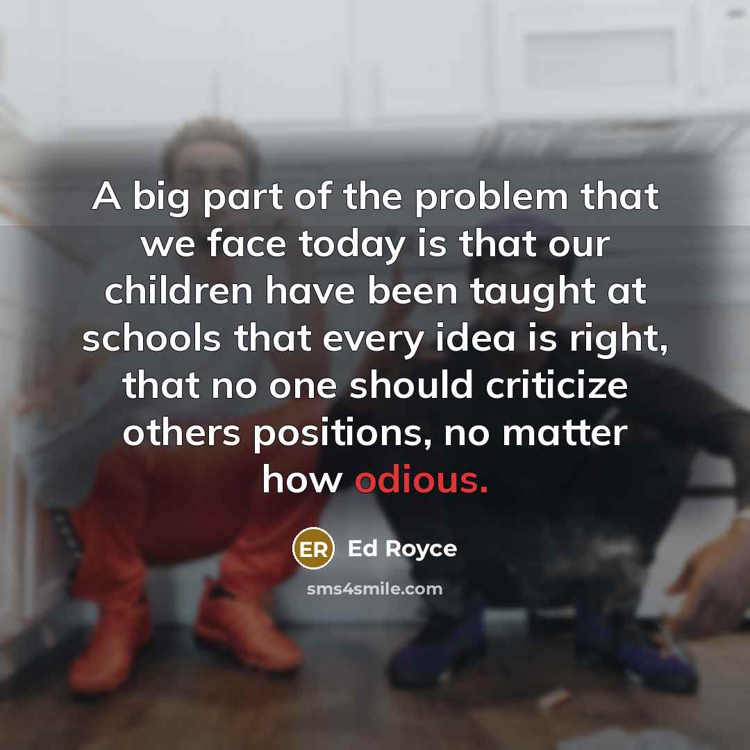 “A big part of the problem that we face today…” quote by Ed Royce
