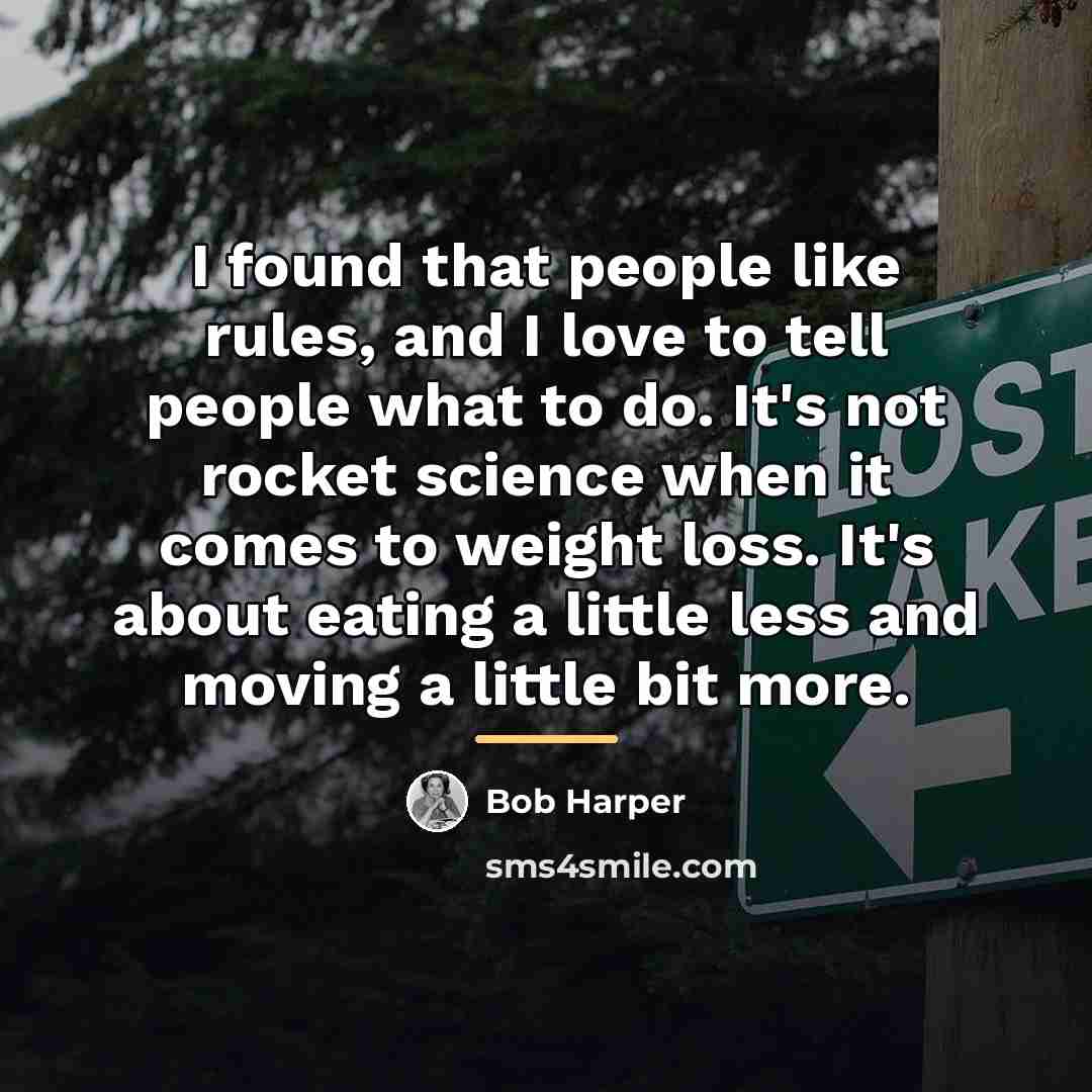 “I found that people like rules, and I love to…” quote by Bob Harper
