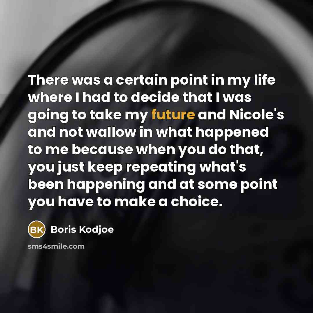 “There was a certain point in my life where I…” quote by Boris Kodjoe