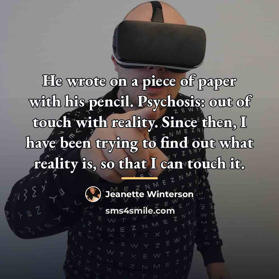 “He wrote on a piece of paper with his pencil.…” quote by Jeanette Winterson