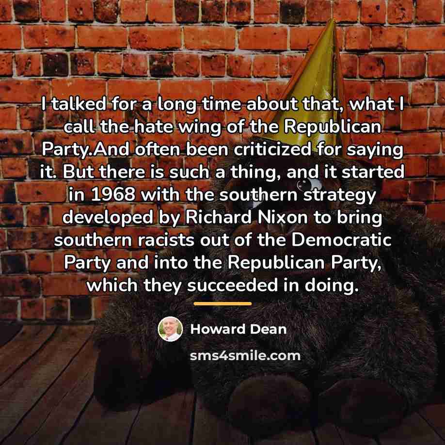 “I talked for a long time about that, what I…” quote by Howard Dean