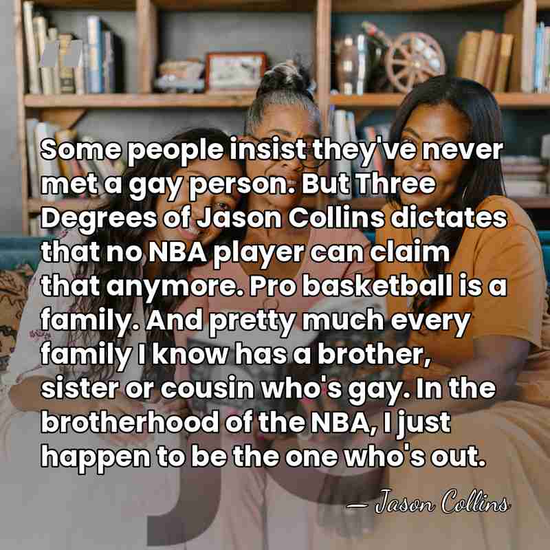 Some people insist they've never met a gay person. But Three Degrees&hellip; - Jason Collins
