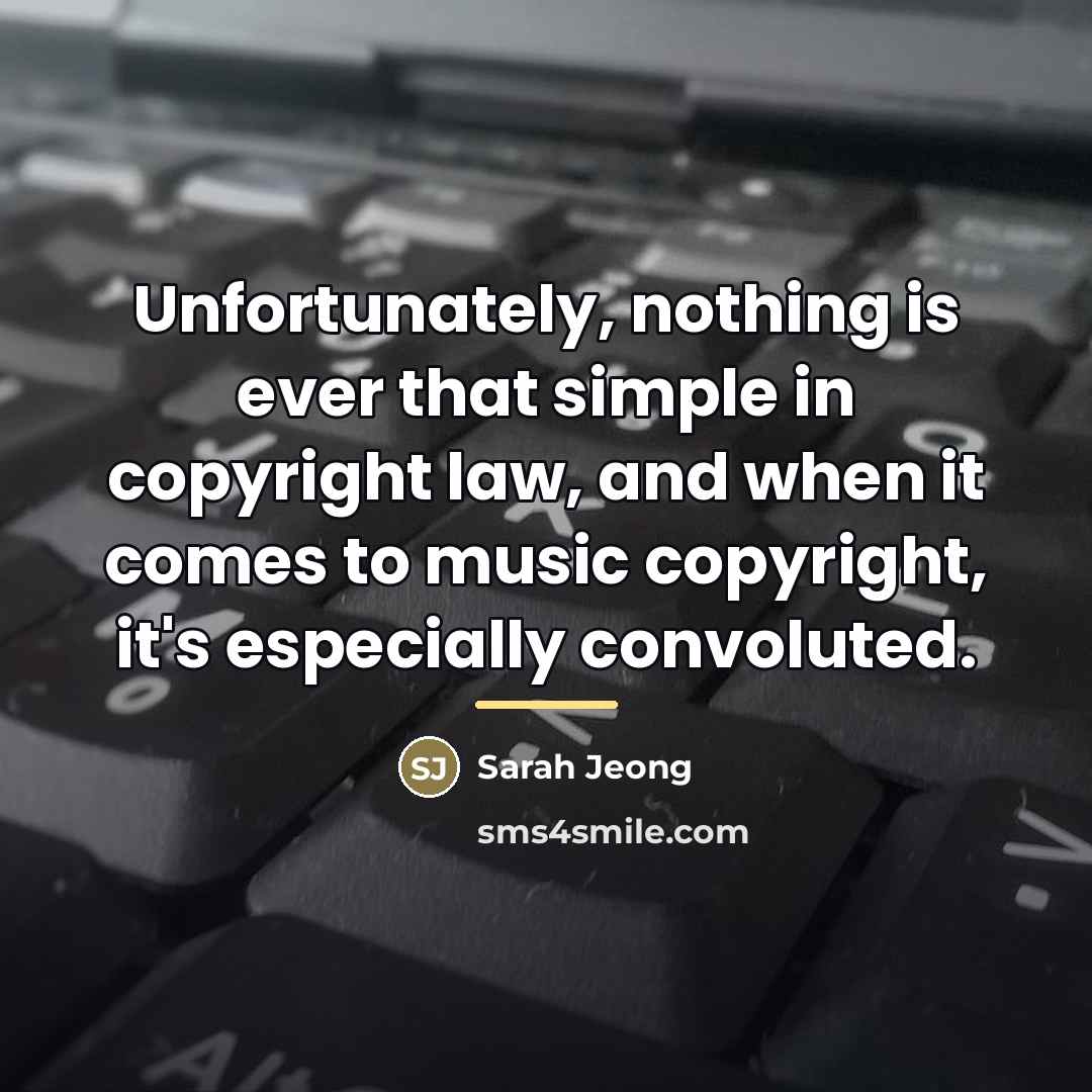 “Unfortunately, nothing is ever that simple in copyright law, and…” quote by Sarah Jeong