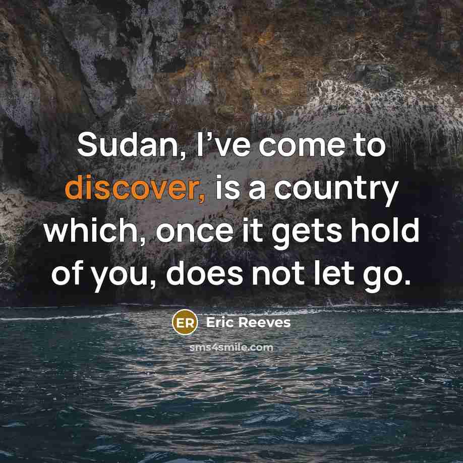 “Sudan, I've come to discover, is a country which, once…” quote by Eric Reeves