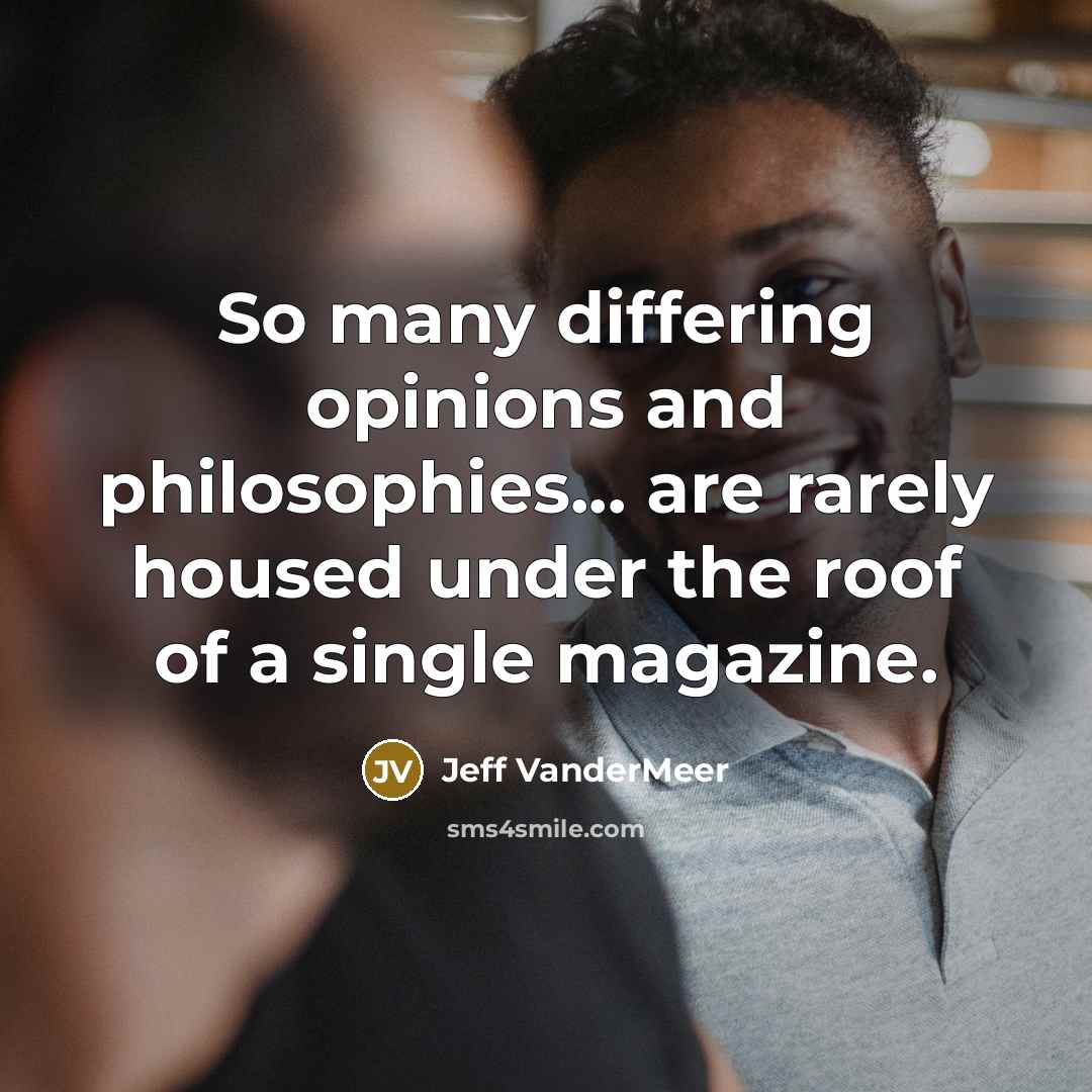 “So many differing opinions and philosophies... are rarely housed under…” quote by Jeff Vandermeer