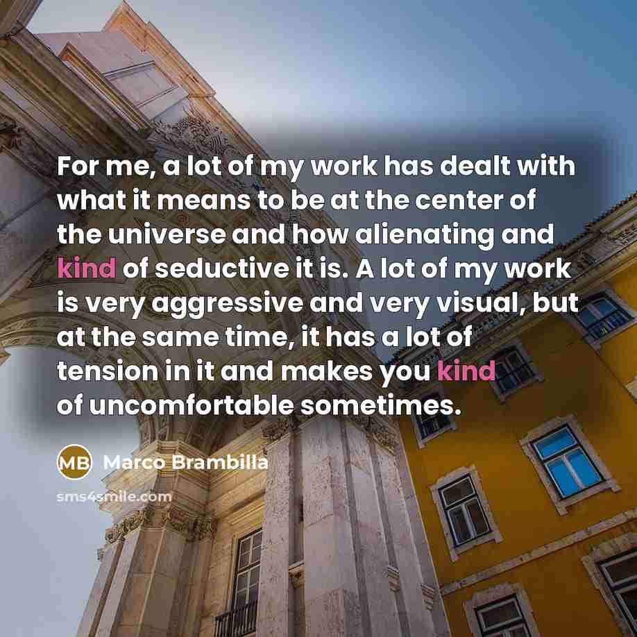 “For me, a lot of my work has dealt with…” quote by Marco Brambilla