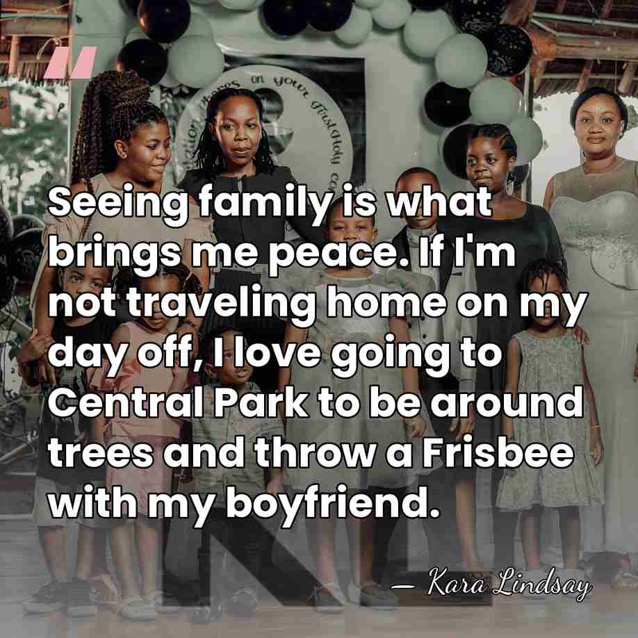 Seeing family is what brings me peace. If I'm not traveling home&hellip; - Kara Lindsay
