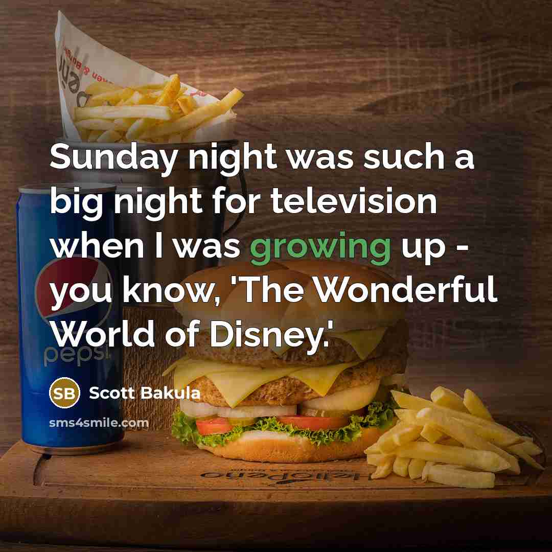 “Sunday night was such a big night for television when…” quote by Scott Bakula