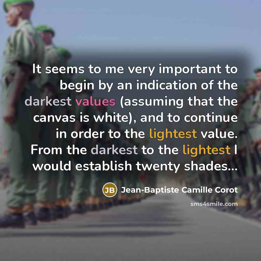 “It seems to me very important to begin by an…” quote by Jean-Baptiste Camille Corot