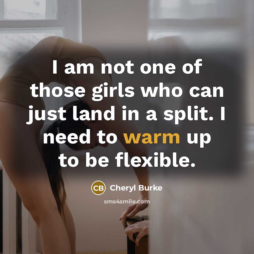 “I am not one of those girls who can just…” quote by Cheryl Burke