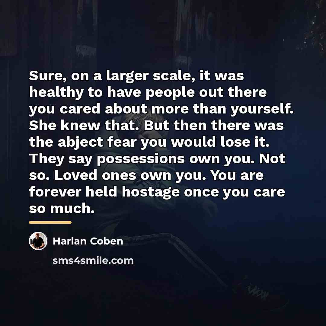 “Sure, on a larger scale, it was healthy to have…” quote by Harlan Coben