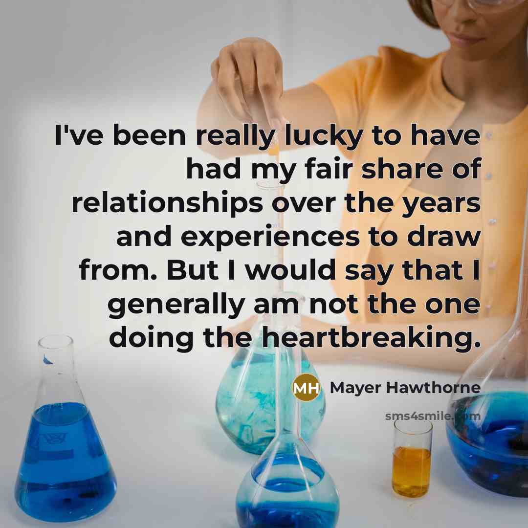 “I've been really lucky to have had my fair share…” quote by Mayer Hawthorne