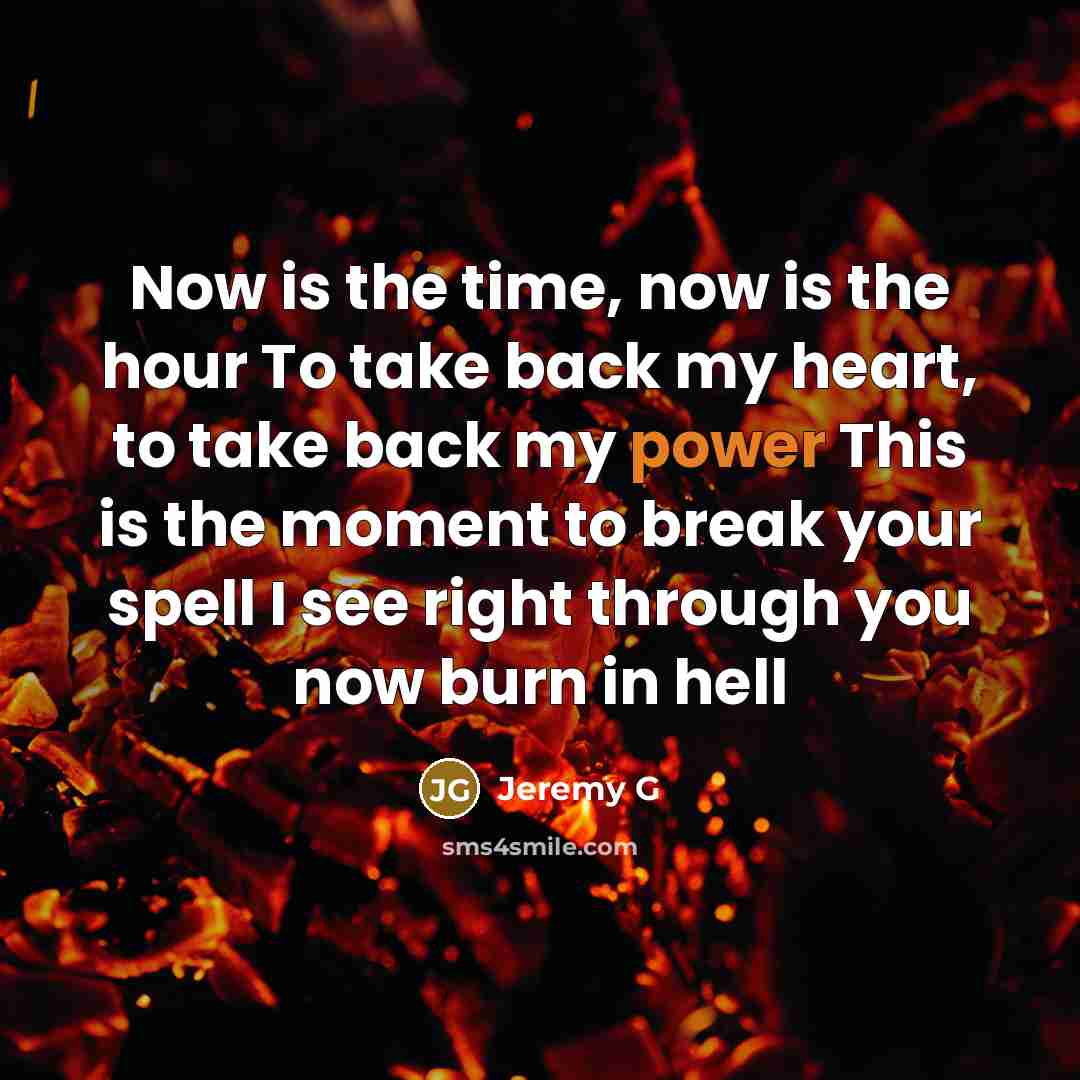 “Now is the time, now is the hour To take…” quote by Jeremy G